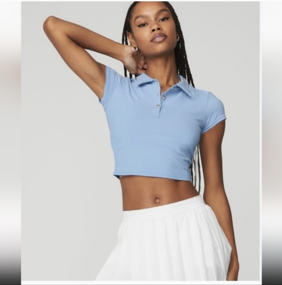 ALO Yoga Choice Polo- M - Picture 1 of 10